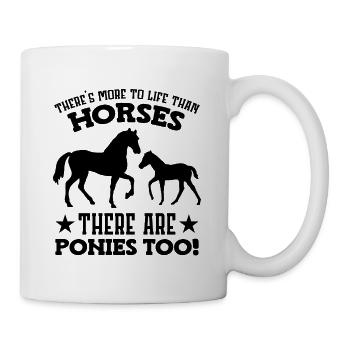 Dictons de cheval Chevaux Cavalier Cheval Sport équestre - Mug blanc - blanc - Droite