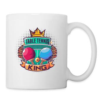 Équipement de ping-pong de tennis de table pour tennis de table Sp - Mug blanc - blanc - Droite
