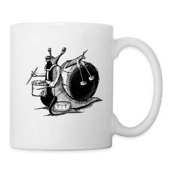 Drum Snail Design - Mug - white - Right