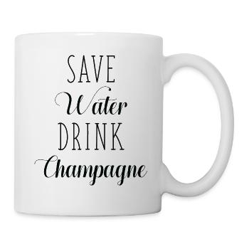Save Water Drink - Mug - white - Right