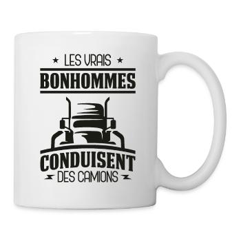 Routier Camionneur Conducteur Camion Humour Cadeau - Tasse - Weiß - Rechts