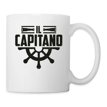 Il capitano dell_ancora nave barca a vela regalo - Tasse - Weiß - Rechts
