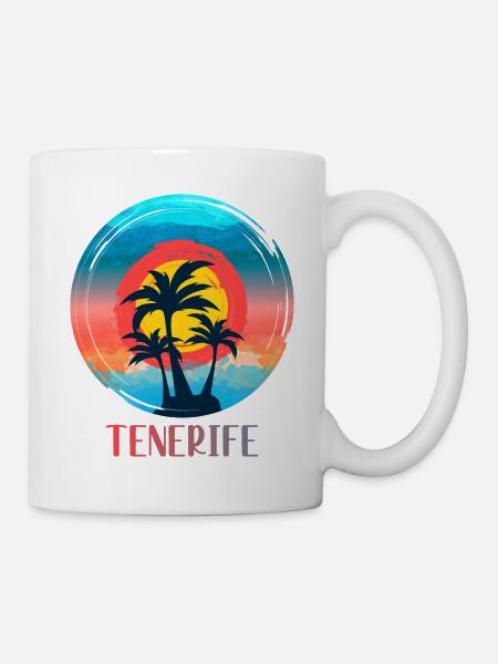Teneriffa - Tasse - Weiß