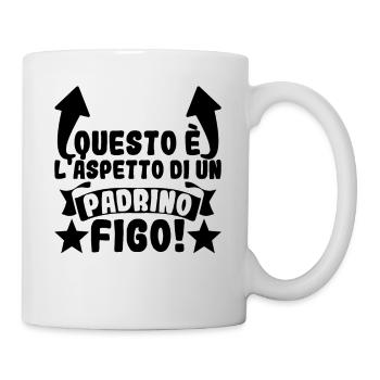 Questo è l'aspetto di un Padrino figo Miglior del - Tasse - Weiß - Rechts