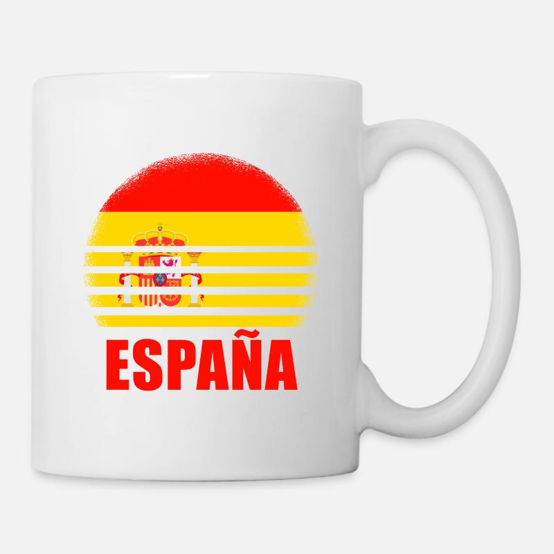 Spanien Spanische Flagge USA Mallorca Madrid Ameri - Tasse - Weiß