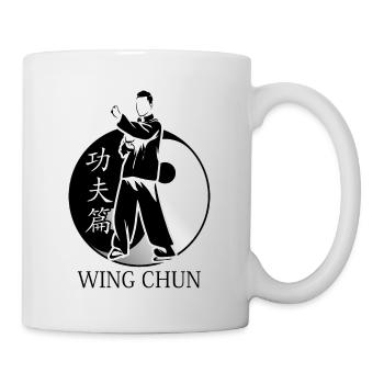Wing Chun Wing Hard Kung Fu Martial Arts Combat Sp - Tasse - Weiß - Rechts