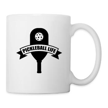 Pickleball Pickleball Player Pickleball Racket - Mug - white - Right