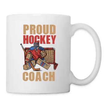 Eishockey Trainer Eishockey Spieler Eishockey Schl - Tasse - Weiß - Rechts