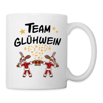 Glühwein Elch Team - Tasse - Weiß - Rechts