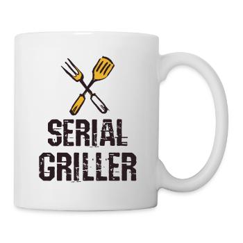 Seriengriller BBQ Grillprofi Grillbesteck - Tasse - Weiß - Rechts