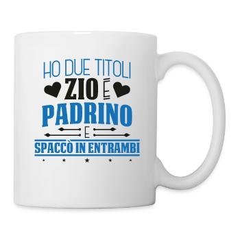 Ho due titoli Zio e padrino e spaccò in entrambi - Tasse - Weiß - Rechts