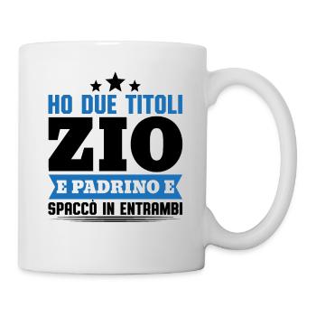 Ho due titoli Zio e padrino e spaccò in entrambi - Tasse - Weiß - Rechts