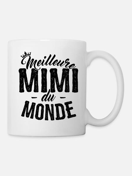 Cadeau Mimi Meilleure Mimi du Monde - Mug blanc - blanc