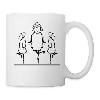 Irish Dance Sheep - Mug - white - Right