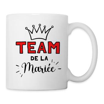 Team de la mariée, evjf - Mug blanc - blanc - Droite