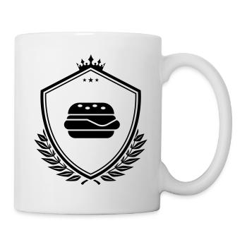 Burger Restauration rapide - Mug blanc - blanc - Droite