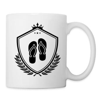Flip-flops icon - Mug - white - Right