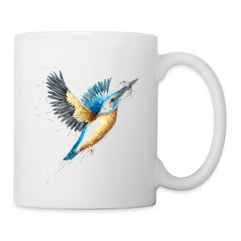 Kingfisher - Au milieu de la nature - Mug blanc - blanc - Droite