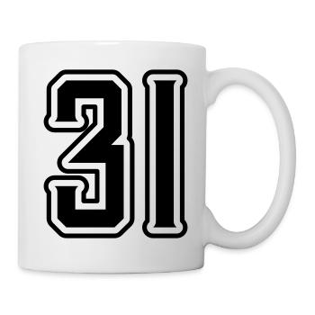 Symbole numérique 31 - Mug blanc - blanc - Droite