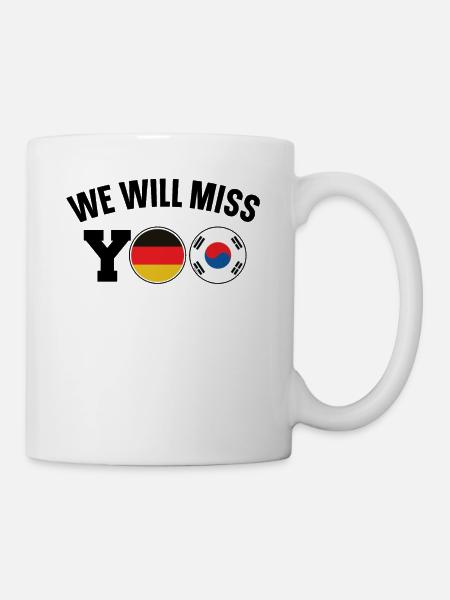 We will miss Yoo - Tasse - Weiß