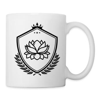 Armoiries de la rose d’eau - Mug blanc - blanc - Droite