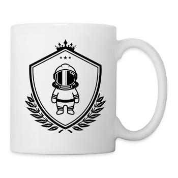 Astronaut Icon Coat of Arms - Mug - white - Right