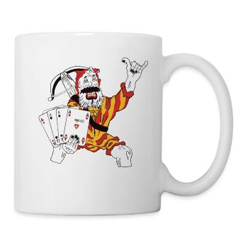 Poker, Wiltsch, Schweiz, Casino, Cool, Glück - Tasse - Weiß - Rechts