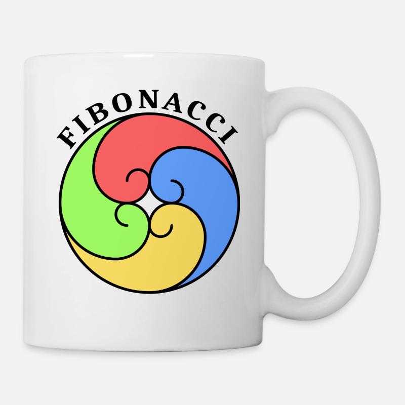 Fibonacci - Tasse - Weiß
