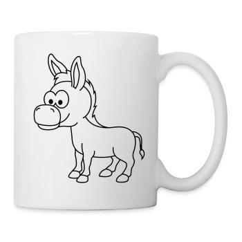 Donkey Comic Animal - Mug - white - Right