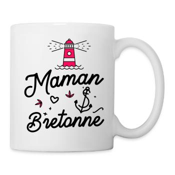 Maman bretonne - Mug blanc - blanc - Droite