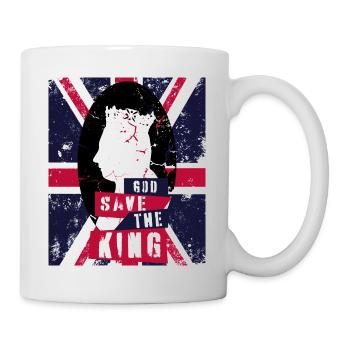 Dieu protège le roi - Mug blanc - blanc - Droite