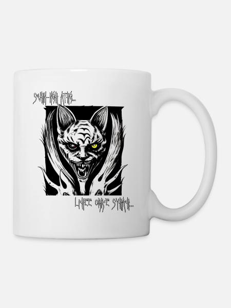 Cthulhu Cat - Mug - white