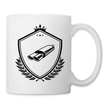 Exhaust tuning crest - Mug - white - Right