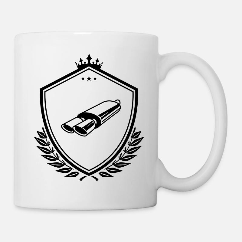 Exhaust tuning crest - Mug - white