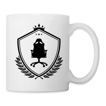 Gamer stuhl Wappen - Tasse - Weiß - Rechts