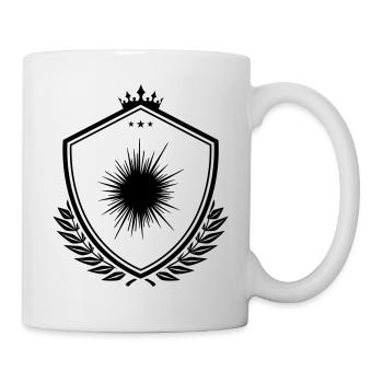 Armoiries de l’icône de l’oursin - Mug blanc - blanc - Droite