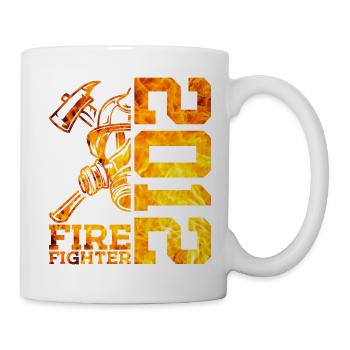 14E ANNIVERSAIRE DES POMPIERS 2012 - Mug blanc - blanc - Droite