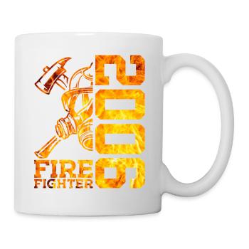 20. GEBURTSTAG FEUERWEHR 2006 - Tasse - Weiß - Rechts