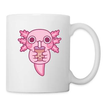 Süßer kleiner Axolotl Trinkblasentee - Tasse - Weiß - Rechts