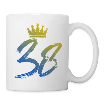 38 Number crown - Mug - white - Right