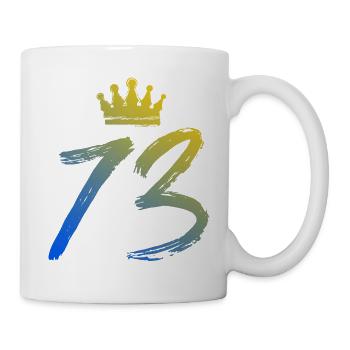 73 Figure de la couronne - Mug blanc - blanc - Droite