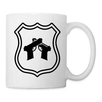 Pistol Coat of Arms - Mug - white - Right