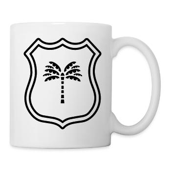 Armoiries de la palme - Mug blanc - blanc - Droite