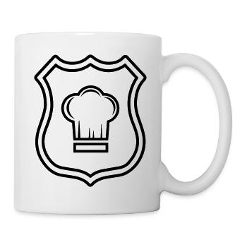 Chef's Hat Coat of Arms Koch - Mug - white - Right