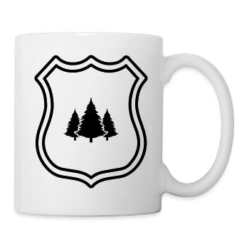 Tree Coat of Arms Forest Fir - Mug - white - Right