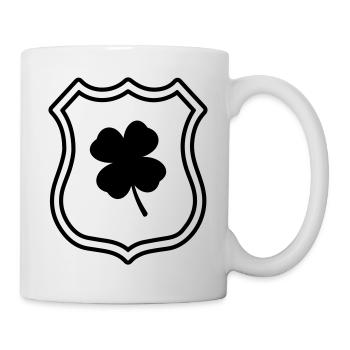 Armoiries du trèfle - Mug blanc - blanc - Droite