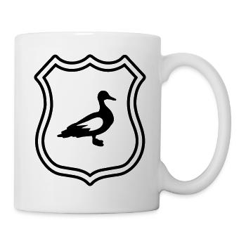 Ente Wappen - Tasse - Weiß - Rechts