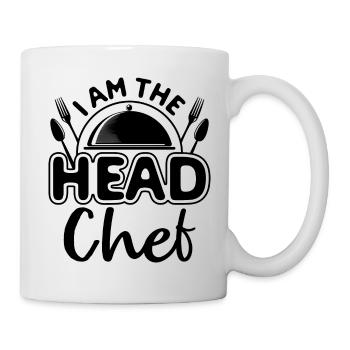 Chef Chef Chef Cuisine Drôle de dicton - Mug blanc - blanc - Droite