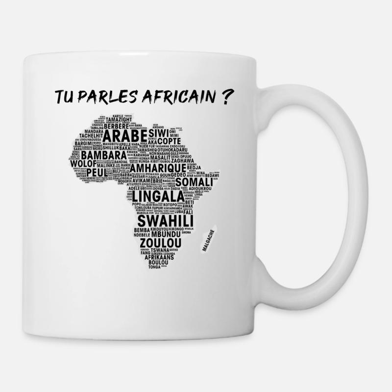 tu parles africain ? - Mug blanc - blanc
