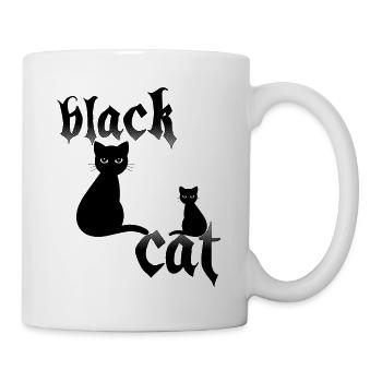 Katzen Mutter Miau Lustig Katzendame T-Shirt - Tasse - Weiß - Rechts